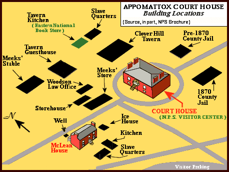 Appomattox NPS Map